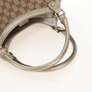 GUCCI GG Canvas Hand Bag Beige Gold 211943 Auth 209529V-7