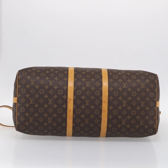 LOUIS VUITTON Monogram Keepall Bandouliere 60 Boston Bag M41412 LV Auth 209530V