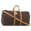 LOUIS VUITTON Monogram Keepall Bandouliere 60 Boston Bag M41412 LV Auth 209530V-1
