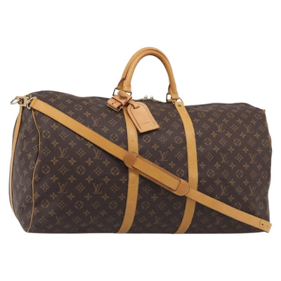 LOUIS VUITTON Monogram Keepall Bandouliere 60 Boston Bag M41412 LV Auth 209530V