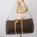LOUIS VUITTON Monogram Keepall Bandouliere 60 Boston Bag M41412 LV Auth 209530V-28
