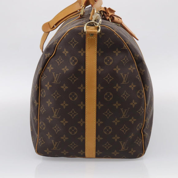 LOUIS VUITTON Monogram Keepall Bandouliere 60 Boston Bag M41412 LV Auth 209530V