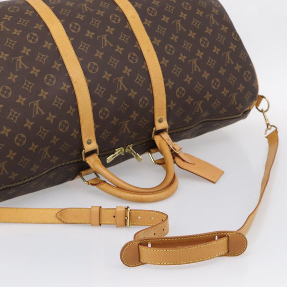 LOUIS VUITTON Monogram Keepall Bandouliere 60 Boston Bag M41412 LV Auth 209530V
