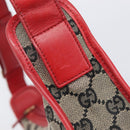 GUCCI GG Canvas Shoulder Bag Navy Gold 001 4205 Auth 209531A-16