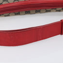 GUCCI GG Canvas Shoulder Bag Navy Gold 001 4205 Auth 209531A-8
