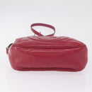 GUCCI Shoulder Bag Leather Pink Gold 308364 Auth 209533A-13