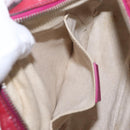 GUCCI Shoulder Bag Leather Pink Gold 308364 Auth 209533A-25