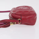 GUCCI Shoulder Bag Leather Pink Gold 308364 Auth 209533A-7