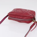 GUCCI Shoulder Bag Leather Pink Gold 308364 Auth 209533A-8