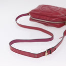 GUCCI Shoulder Bag Leather Pink Gold 308364 Auth 209533A-9
