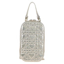 Christian Dior Chain Shoulder Pouch Leather 2way Gold Auth 209536M-2