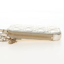 Christian Dior Chain Shoulder Pouch Leather 2way Gold Auth 209536M-4
