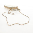 Christian Dior Chain Shoulder Pouch Leather 2way Gold Auth 209536M-9