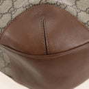 GUCCI GG Supreme Shoulder Bag PVC Beige Gold 309618 Auth 209537A-18