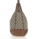 GUCCI GG Supreme Shoulder Bag PVC Beige Gold 309618 Auth 209537A-4