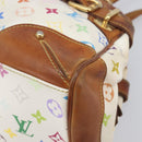 LOUIS VUITTON Monogram Multicolor Claudia Hand Bag White M40193 LV Auth 209541-12