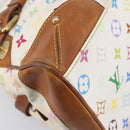LOUIS VUITTON Monogram Multicolor Claudia Hand Bag White M40193 LV Auth 209541-13