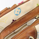 LOUIS VUITTON Monogram Multicolor Claudia Hand Bag White M40193 LV Auth 209541-20