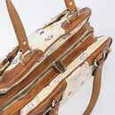 LOUIS VUITTON Monogram Multicolor Claudia Hand Bag White M40193 LV Auth 209541-8