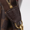 LOUIS VUITTON Damier Ebene Eva Shoulder Bag N55213 LV Auth 209542-21