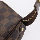 LOUIS VUITTON Damier Ebene Eva Shoulder Bag N55213 LV Auth 209542-5