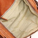 Chloe Paddington Hand Bag Leather Orange Gold Silver Auth 209544V-20
