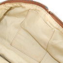 Chloe Paddington Hand Bag Leather Orange Gold Silver Auth 209544V-21