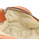 Chloe Paddington Hand Bag Leather Orange Gold Silver Auth 209544V-22