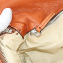 Chloe Paddington Hand Bag Leather Orange Gold Silver Auth 209544V-24