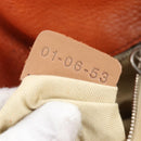 Chloe Paddington Hand Bag Leather Orange Gold Silver Auth 209544V-26