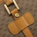 GUCCI Micro GG Supreme Boston Bag PVC Beige Gold 012 067 0027 Auth 209545A-19