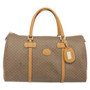 GUCCI Micro GG Supreme Boston Bag PVC Beige Gold 012 067 0027 Auth 209545A-2