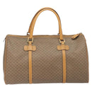 GUCCI Micro GG Supreme Boston Bag PVC Beige Gold 012 067 0027 Auth 209545A-3