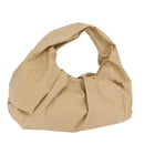Bottega Veneta Shoulder Bag Paper Leather Beige Auth 209552V-1