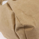 Bottega Veneta Shoulder Bag Paper Leather Beige Auth 209552V-10