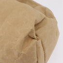 Bottega Veneta Shoulder Bag Paper Leather Beige Auth 209552V-13
