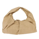 Bottega Veneta Shoulder Bag Paper Leather Beige Auth 209552V-2