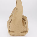 Bottega Veneta Shoulder Bag Paper Leather Beige Auth 209552V-4