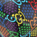 GUCCI GG Psychedelic Boston Bag PVC 2way Multicolor Silver 602619 Auth 209553M-17
