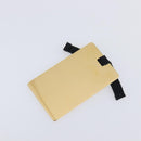 PRADA Hand Bag Satin Black Gold Tone Auth 209561M-25