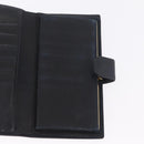 CHANEL Long Wallet Caviar Skin Black Gold Tone CC Auth 209562-17