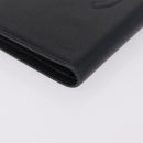 CHANEL Long Wallet Caviar Skin Black Gold Tone CC Auth 209562-9