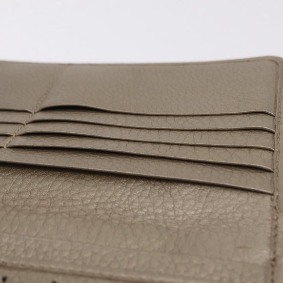 GUCCI Long Wallet Leather Gold 347112 Auth 209572A