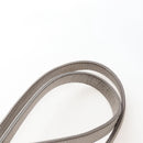 CHANEL V Stitch Backpack Leather Silver CC Auth 209577V-12