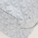 Goyard Herringbone Hobo Bag Boheme PVC Leather White Auth 209578SAM-14