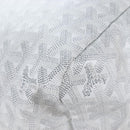 Goyard Herringbone Hobo Bag Boheme PVC Leather White Auth 209578SAM-19