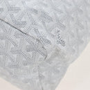 Goyard Herringbone Hobo Bag Boheme PVC Leather White Auth 209578SAM-16