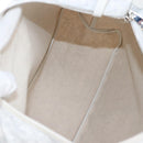 Goyard Herringbone Hobo Bag Boheme PVC Leather White Auth 209578SAM-10