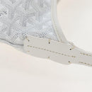 Goyard Herringbone Hobo Bag Boheme PVC Leather White Auth 209578SAM-15