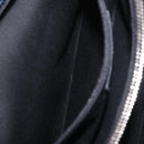 CHANEL Matelasse Chain Shoulder Bag Patent Navy Silver CC Auth 209580A-30